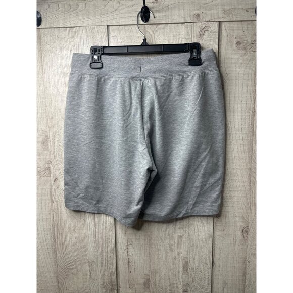 Womens Green Short Sleeve T Shirt and Gray Shorts w/ Pockets - Picture 8 of 12